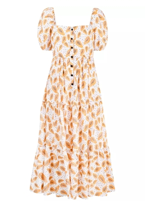 Pitusa Play Praire papaya-print dress - Orange