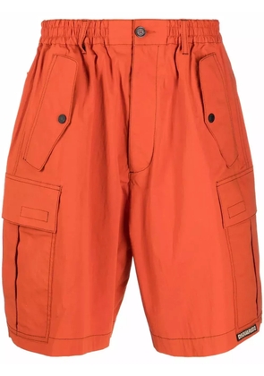 DSQUARED2 contrast-stitching cargo trousers - Orange