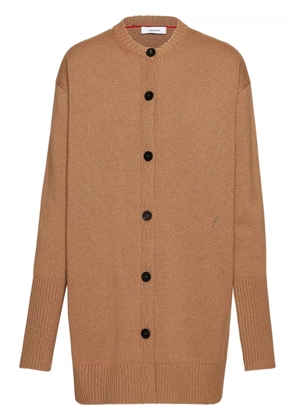 Ferragamo Cashmere cardigan dress - Neutrals