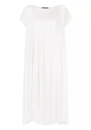 Gianluca Capannolo pleated midi dress - Neutrals