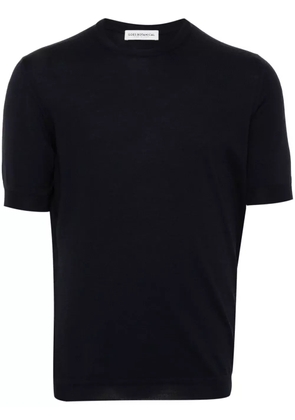 GOES BOTANICAL fine-knit merino wool top - Blue