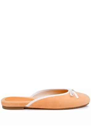 Dee Ocleppo Athens terry-cloth mules - Orange