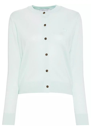 Maison Kitsuné Baby Fox cardigan - Blue