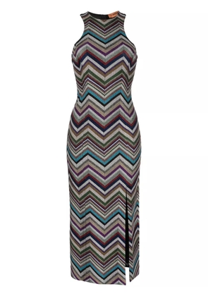 Missoni chevron-print midi dress - Multicolour