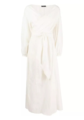 VOZ Peasant blouse dress - White