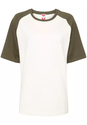 Ground Zero logo-print cotton T-shirt - Neutrals