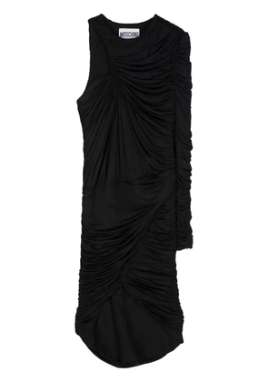 Moschino Pre-Owned 2000s draped midi dress - Black