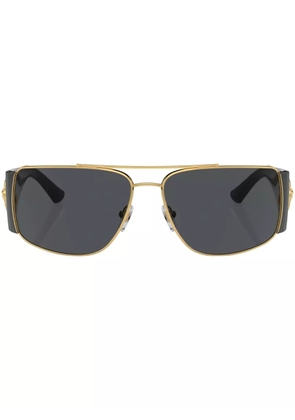 Versace Eyewear rectangle-frame sunglasses - Black