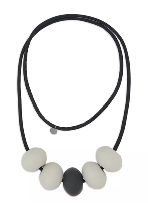 Maria Calderara Infinity Loop necklace - Black