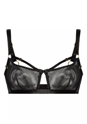 Bordelle Bondage Belle mesh bra - Black