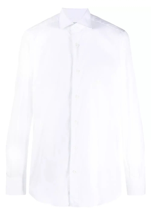 Mazzarelli plain buttoned shirt - White
