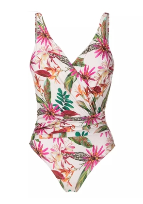 Lygia & Nanny Maisa floral-print swimsuit - White