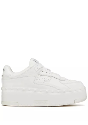 Valentino Garavani Freedots XL leather sneakers - White
