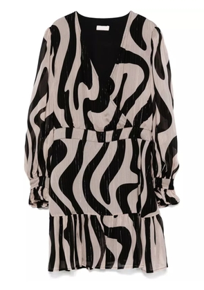 LIU JO abstract-print dress - Black