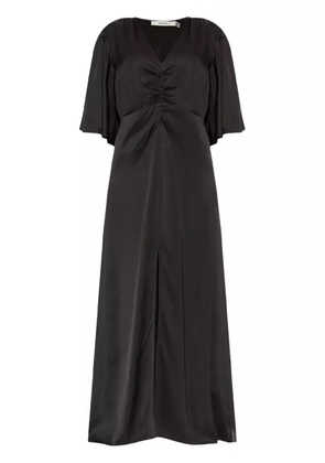 Gestuz v-neck long dress - Black