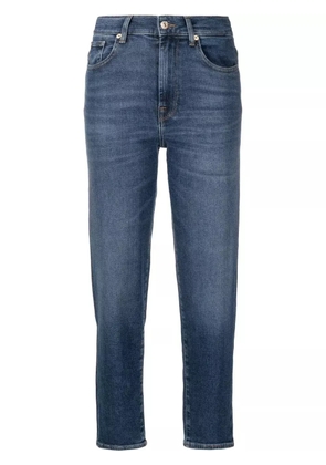 7 For All Mankind skinny cropped jeans - Blue
