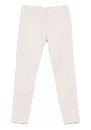 DONDUP cotton tapered trousers - Neutrals