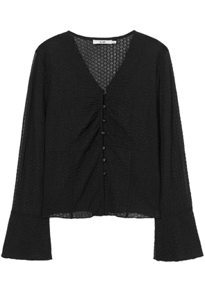 b+ab open-knit top - Black