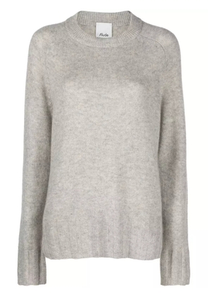 Allude crew-neck knitted jumper - Grey