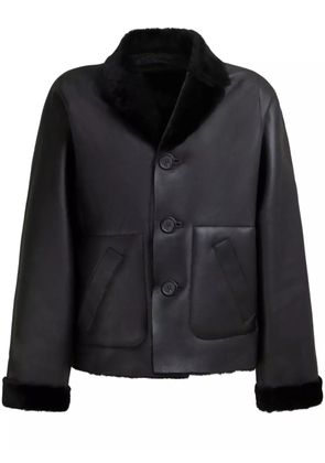 Marni reversible shearling jacket - Black