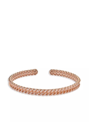 Jewels Aficionado 18kt rose gold diamond cuff bracelet - Pink