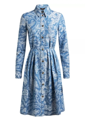ETRO denim shirt dress - Blue