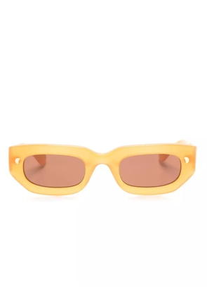 Nanushka Kadee rectangle-frame sunglasses - Orange