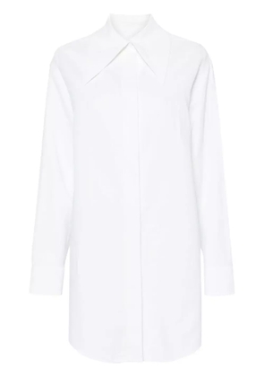 Jil Sander linen chambray shirt - White