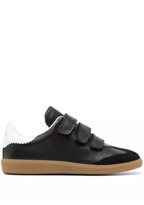 ISABEL MARANT Beth perforated touch-strap sneakers - Black