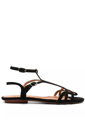 Chie Mihara strappy suede sandals - Black