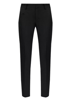 Zadig&Voltaire logo embellished mid-rise skinny trousers - Black
