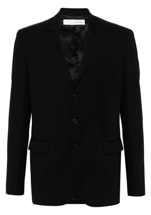 Isabel Benenato single-breasted wool blazer - Black