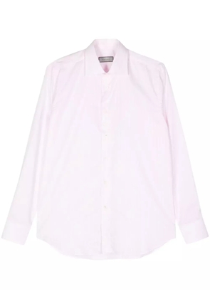 Canali striped cotton shirt - Pink