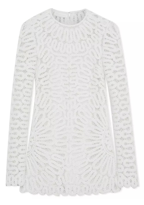 Simkhai Mccall cage crochet mini dress - White