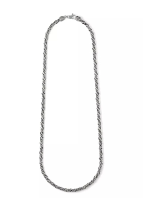 Emanuele Bicocchi wrapped rope-chain necklace - Silver