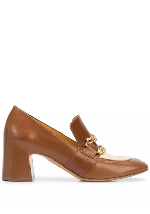 Madison.Maison Perla block heel loafers - Brown