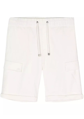 Peserico drawstring-waist cotton shorts - White