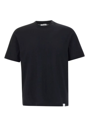 DIKTAT side-slit crew-neck t-shirt - Black