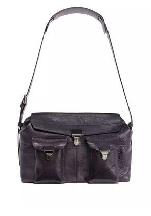 LEMAIRE Week-End Gear leather shoulder bag - Brown