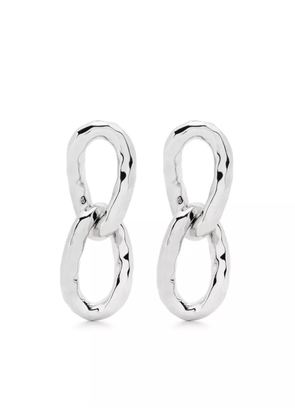 Jil Sander chain-link earrings - Silver