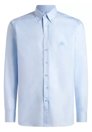 ETRO Pegaso button-up shirt - Blue