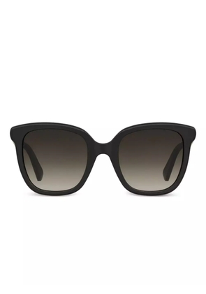 Moschino Eyewear logo-lettering sunglasses - Black