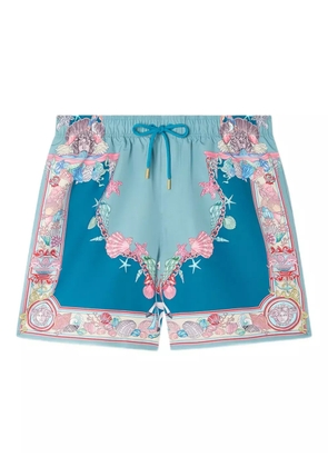 Versace Coral Theatre swim shorts - Blue