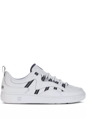K-Swiss striped leather sneakers - White