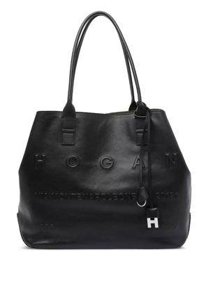Hogan leather tote bag - Black