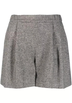 Fabiana Filippi pleated wool-blend shorts - Neutrals