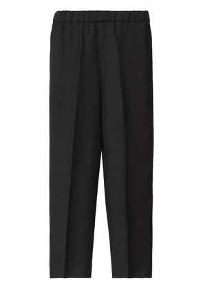 Fabiana Filippi high-waisted straight trousers - Black