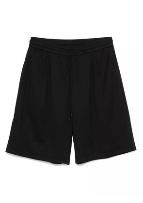 Giorgio Armani cotton track shorts - Black