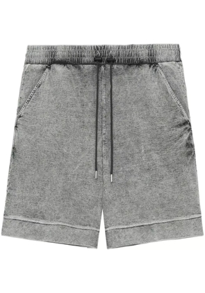 FIVE CM bleached-effect cotton shorts - Grey