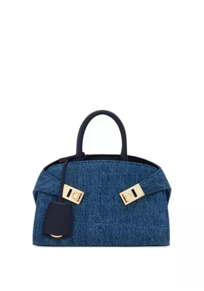 Ferragamo small Hug tote bag - Blue